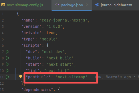 我当时在 package.json 加入 postbuild